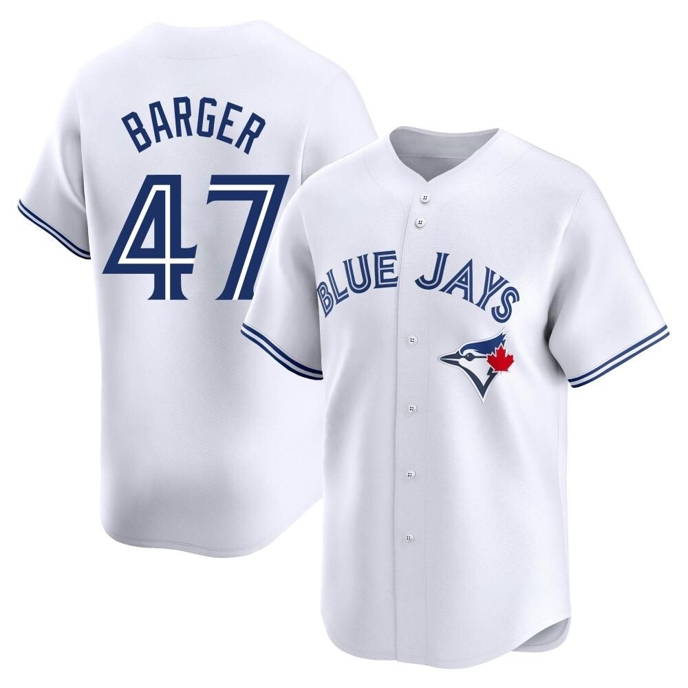 Limited Toronto Blue Jays Addison Barger Home Jersey - White Limited Toronto Blue Jays Addison Barger Home Jersey - White