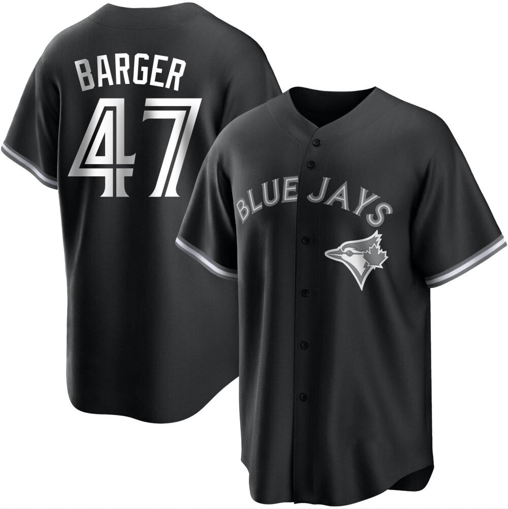 Replica Toronto Blue Jays Addison Barger Black/ Jersey - White Replica Toronto Blue Jays Addison Barger Black/ Jersey - White