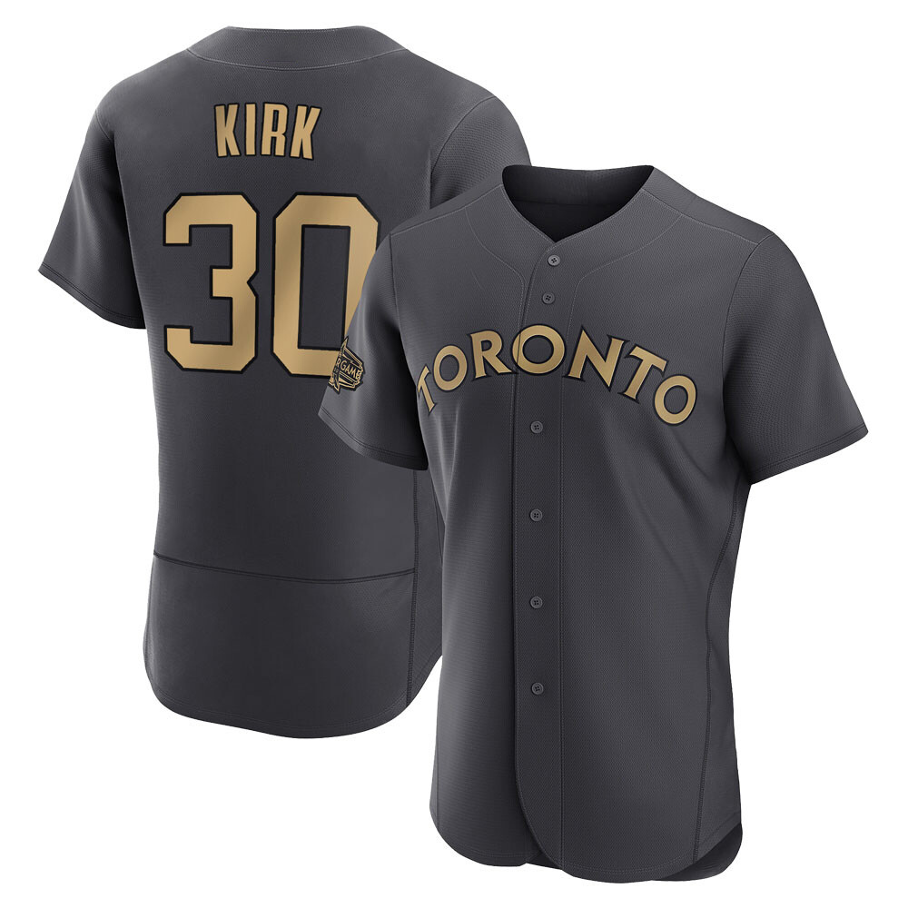 Game Toronto Blue Jays Alejandro Kirk Authentic 2022 All-Star Jersey - Charcoal Game Toronto Blue Jays Alejandro Kirk Authentic 2022 All-Star Jersey - Charcoal