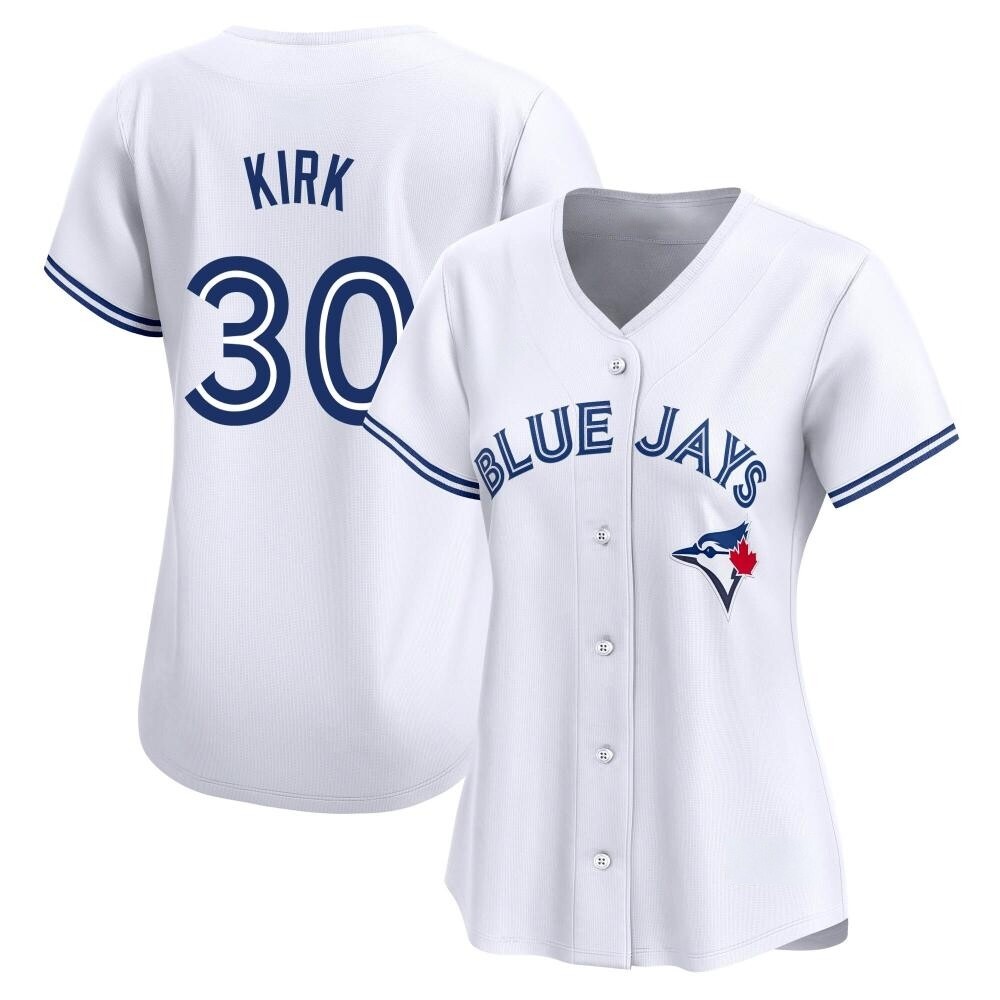 Women's Limited Toronto Blue Jays Alejandro Kirk Home Jersey - White Women's Limited Toronto Blue Jays Alejandro Kirk Home Jersey - White
