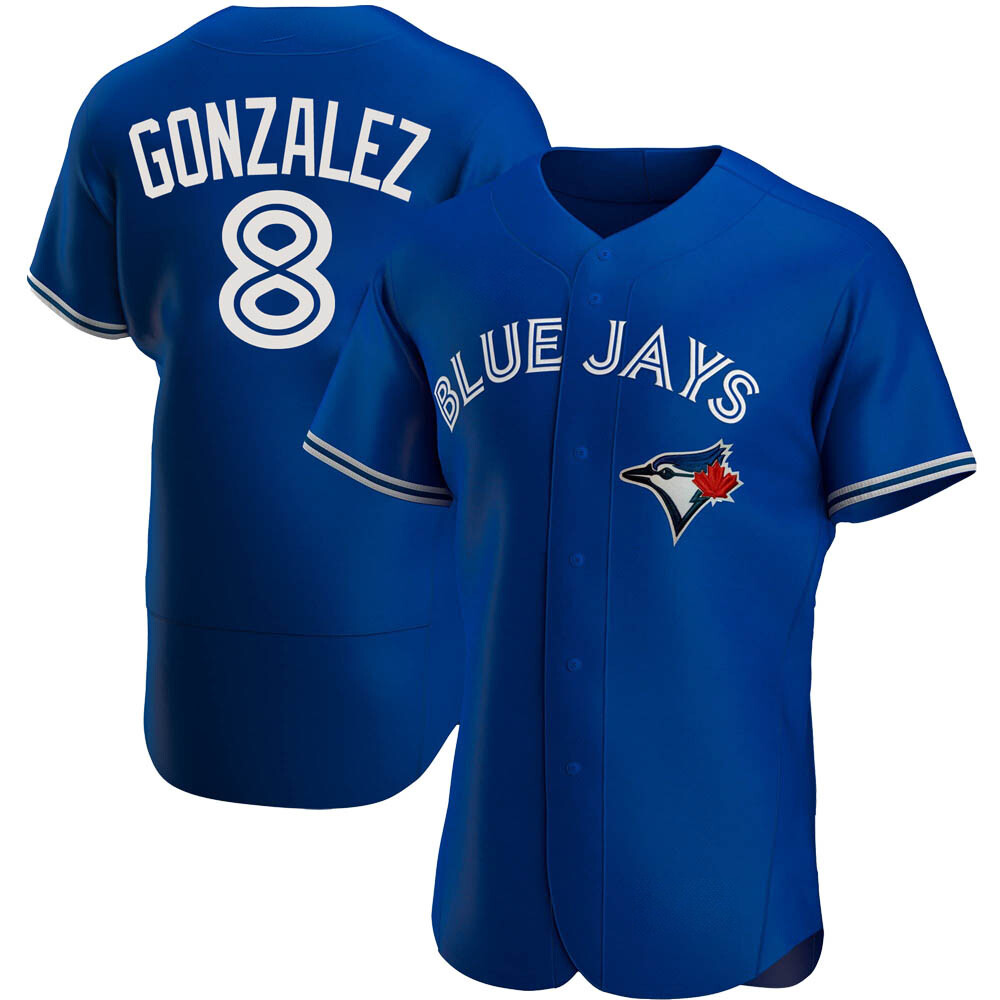 Authentic Toronto Blue Jays Alex Gonzalez Alternate Jersey - Royal Authentic Toronto Blue Jays Alex Gonzalez Alternate Jersey - Royal
