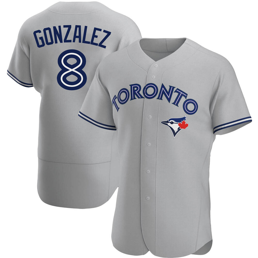 Authentic Toronto Blue Jays Alex Gonzalez Road Jersey - Gray Authentic Toronto Blue Jays Alex Gonzalez Road Jersey - Gray