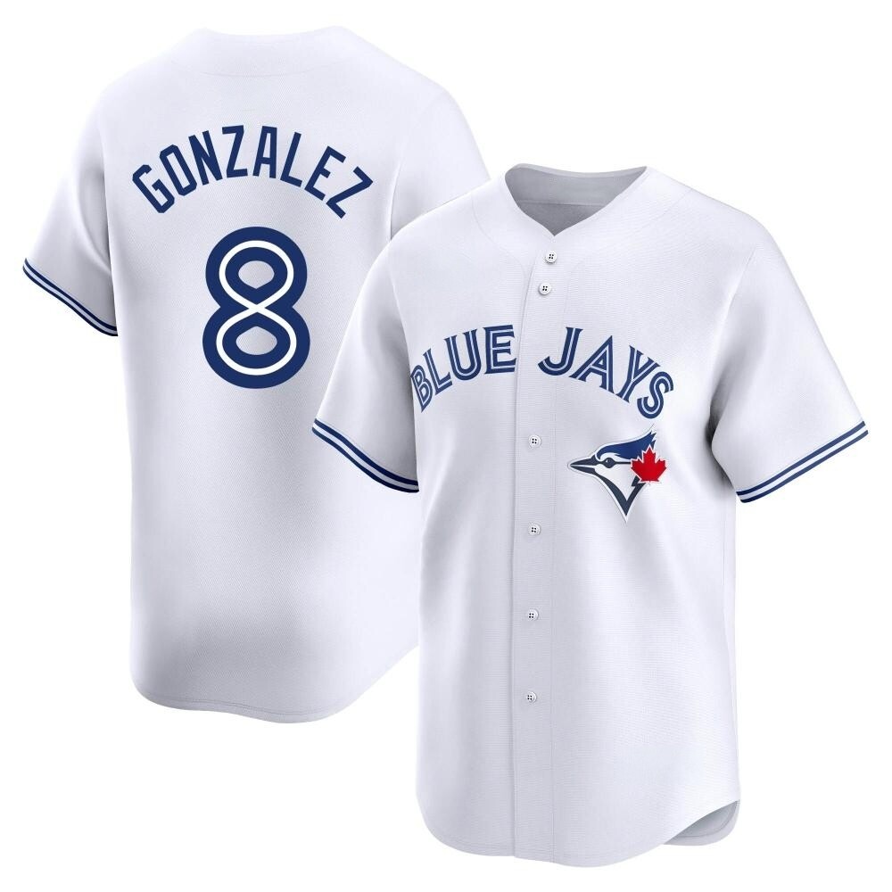 Limited Toronto Blue Jays Alex Gonzalez Home Jersey - White Limited Toronto Blue Jays Alex Gonzalez Home Jersey - White