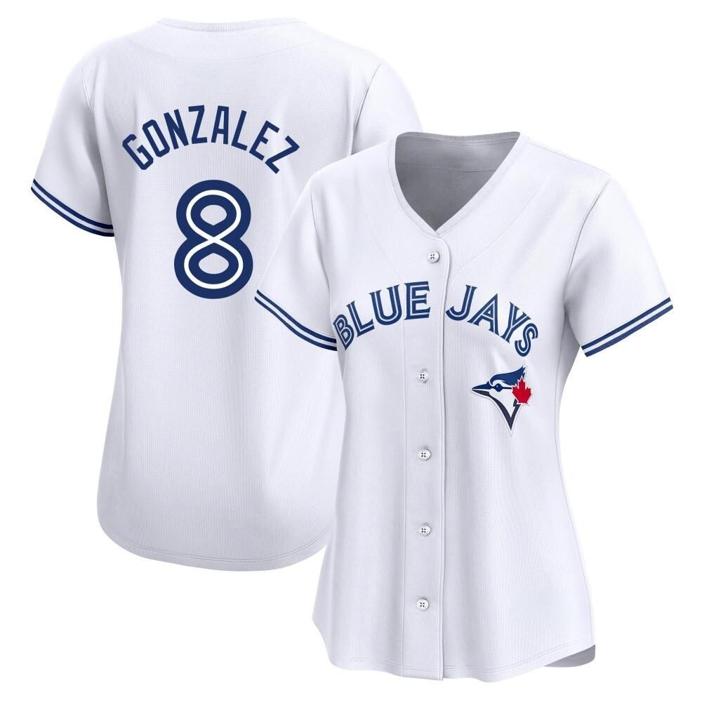 Women's Limited Toronto Blue Jays Alex Gonzalez Home Jersey - White Women's Limited Toronto Blue Jays Alex Gonzalez Home Jersey - White