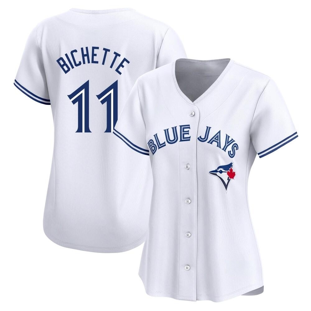 Women's Limited Toronto Blue Jays Bo Bichette Home Jersey - White Women's Limited Toronto Blue Jays Bo Bichette Home Jersey - White