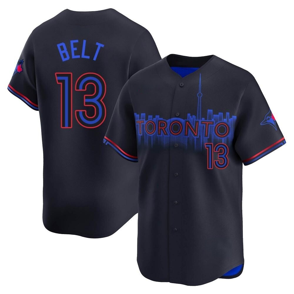 Youth Limited Toronto Blue Jays Brandon Belt 2024 City Connect Jersey - Black Youth Limited Toronto Blue Jays Brandon Belt 2024 City Connect Jersey - Black