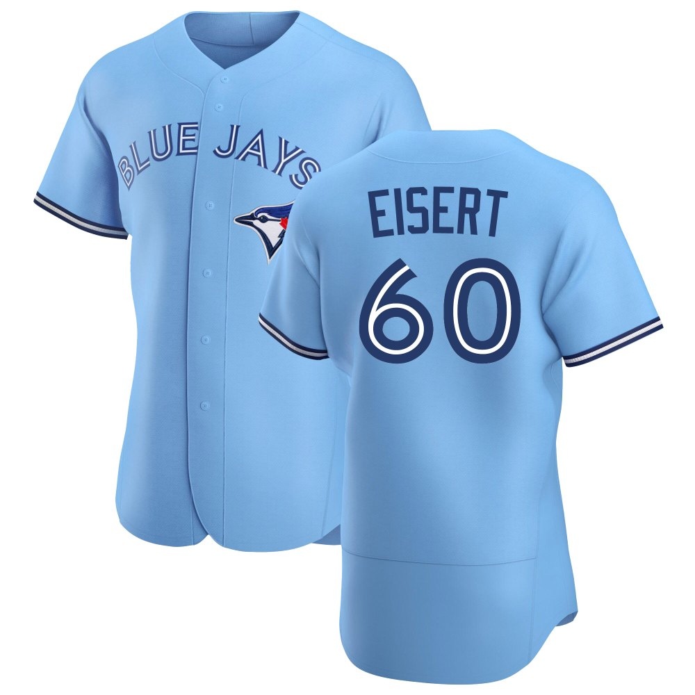 Authentic Toronto Blue Jays Brandon Eisert Powder Alternate Jersey - Blue Authentic Toronto Blue Jays Brandon Eisert Powder Alternate Jersey - Blue