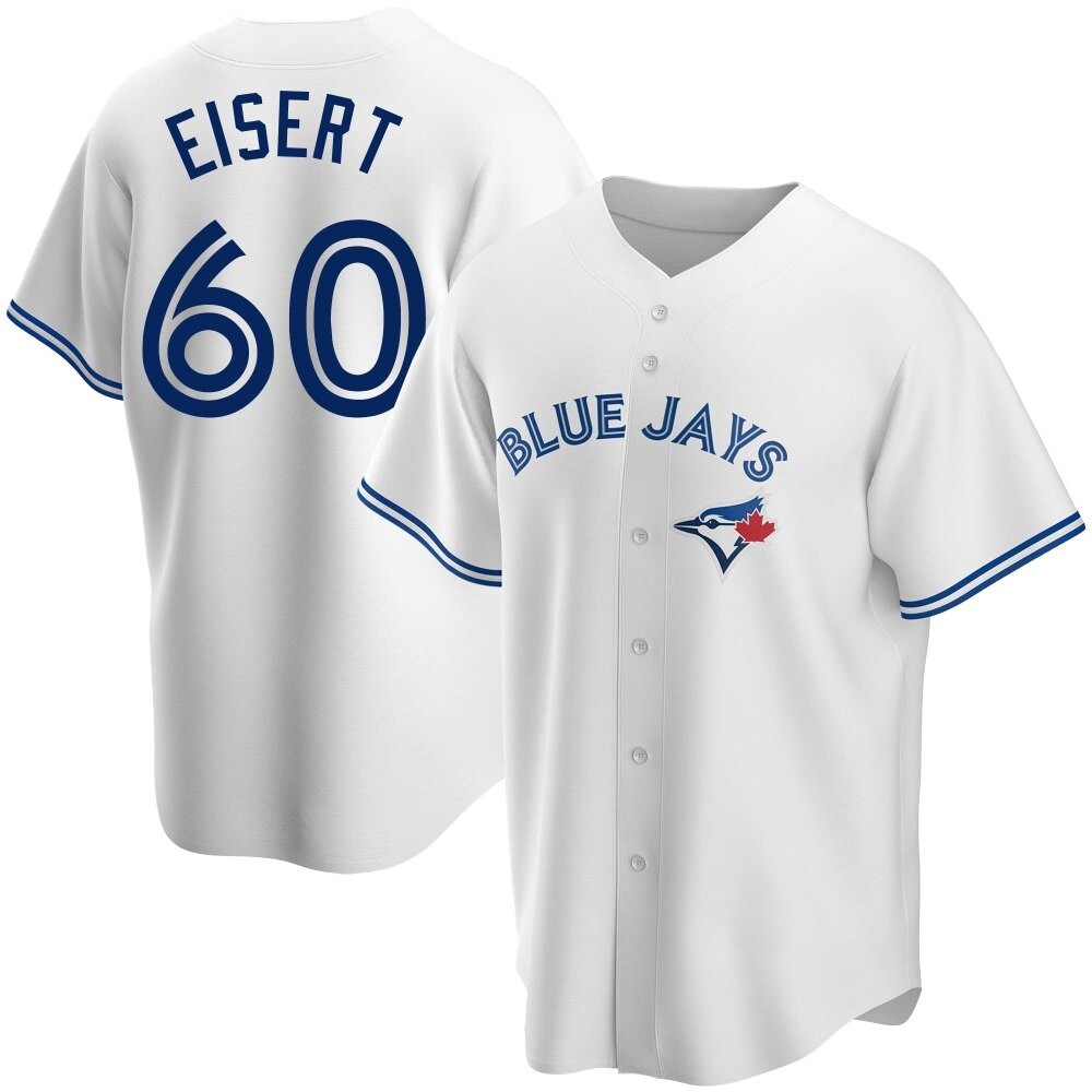Replica Toronto Blue Jays Brandon Eisert Home Jersey - White Replica Toronto Blue Jays Brandon Eisert Home Jersey - White