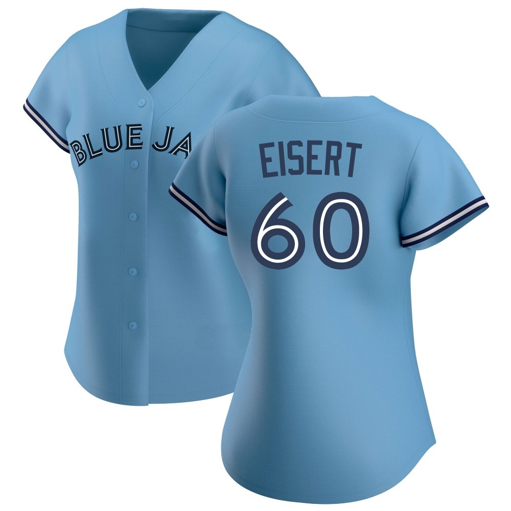 Women's Replica Toronto Blue Jays Brandon Eisert Jersey - Blue Women's Replica Toronto Blue Jays Brandon Eisert Jersey - Blue