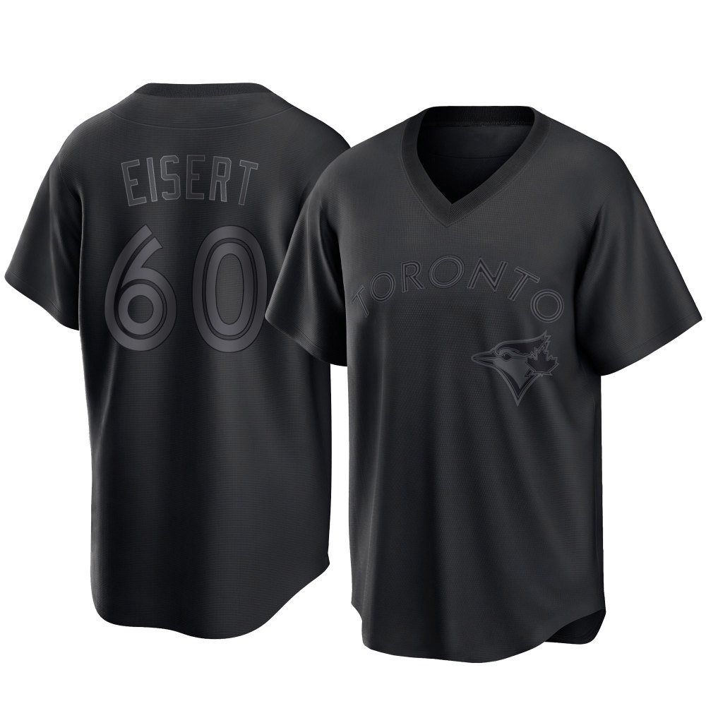 Youth Replica Toronto Blue Jays Brandon Eisert Pitch Fashion Jersey - Black Youth Replica Toronto Blue Jays Brandon Eisert Pitch Fashion Jersey - Black