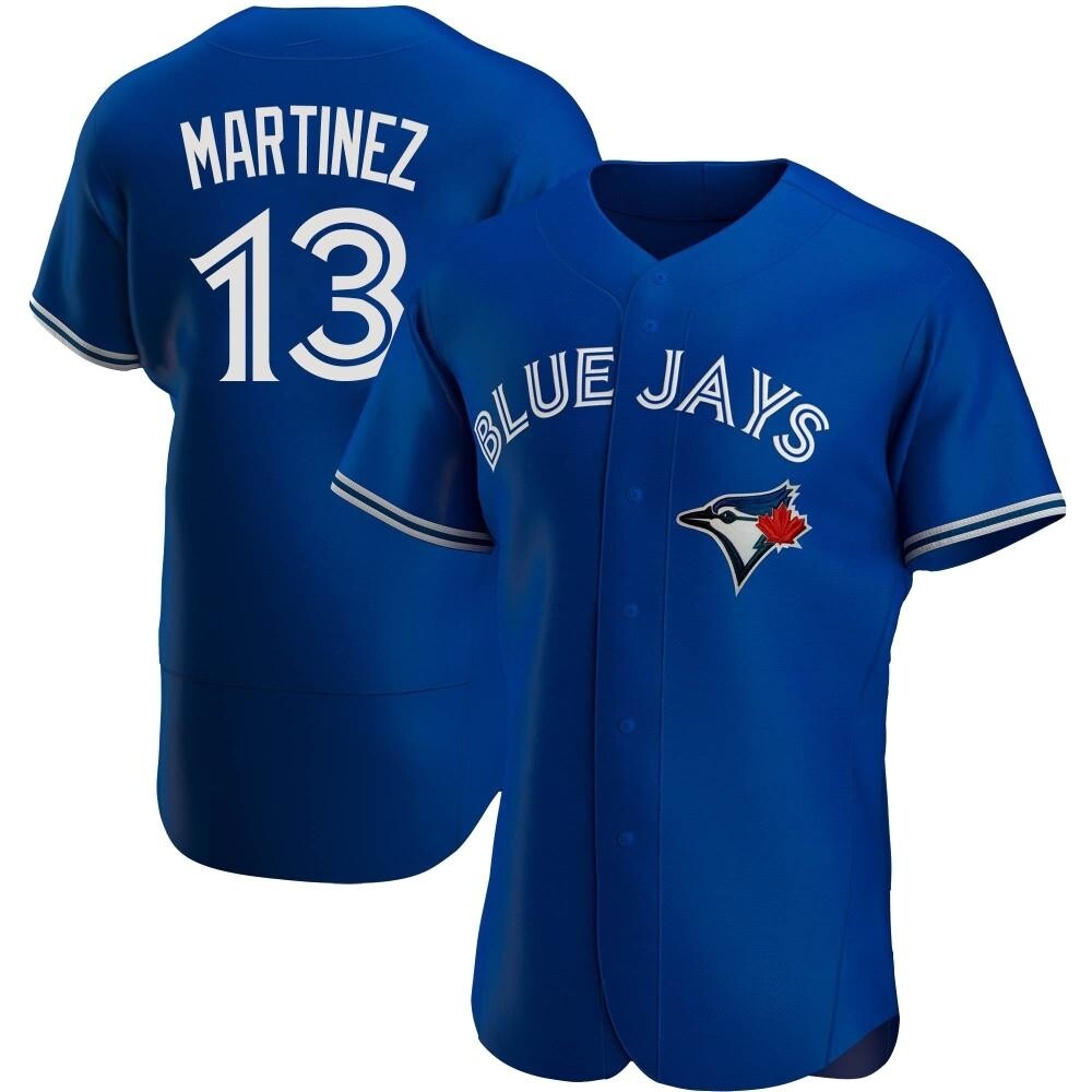 Authentic Toronto Blue Jays Buck Martinez Alternate Jersey - Royal Authentic Toronto Blue Jays Buck Martinez Alternate Jersey - Royal