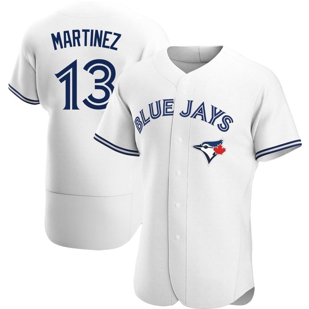Authentic Toronto Blue Jays Buck Martinez Home Jersey - White Authentic Toronto Blue Jays Buck Martinez Home Jersey - White