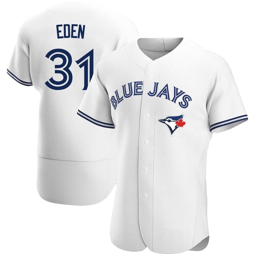 Authentic Toronto Blue Jays Cam Eden Home Jersey - White Authentic Toronto Blue Jays Cam Eden Home Jersey - White