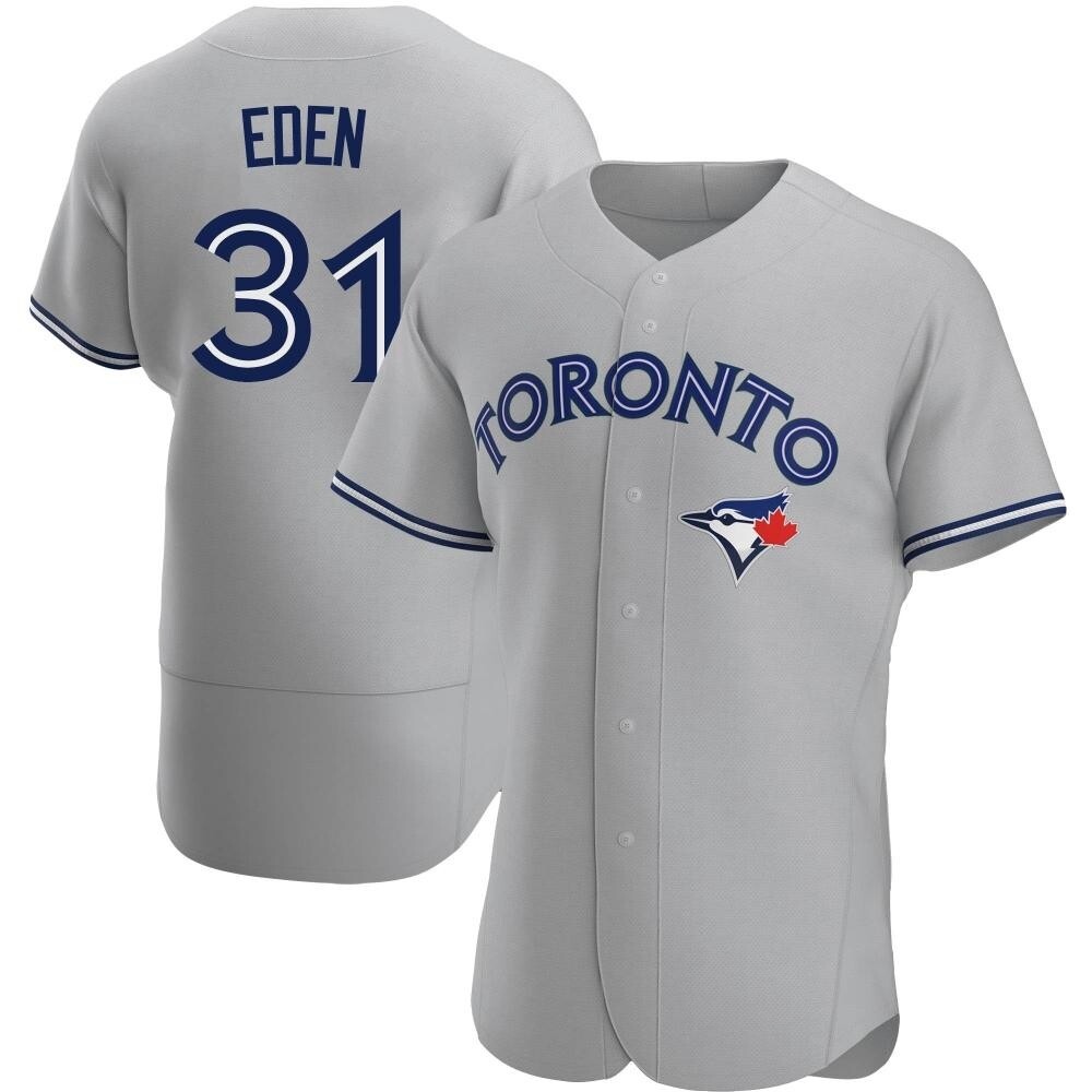 Authentic Toronto Blue Jays Cam Eden Road Jersey - Gray Authentic Toronto Blue Jays Cam Eden Road Jersey - Gray