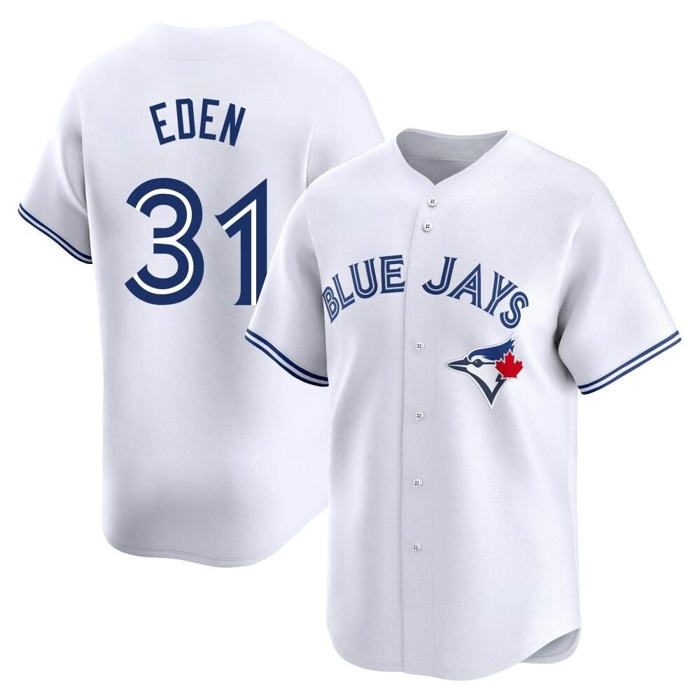 Youth Limited Toronto Blue Jays Cam Eden Home Jersey - White Youth Limited Toronto Blue Jays Cam Eden Home Jersey - White