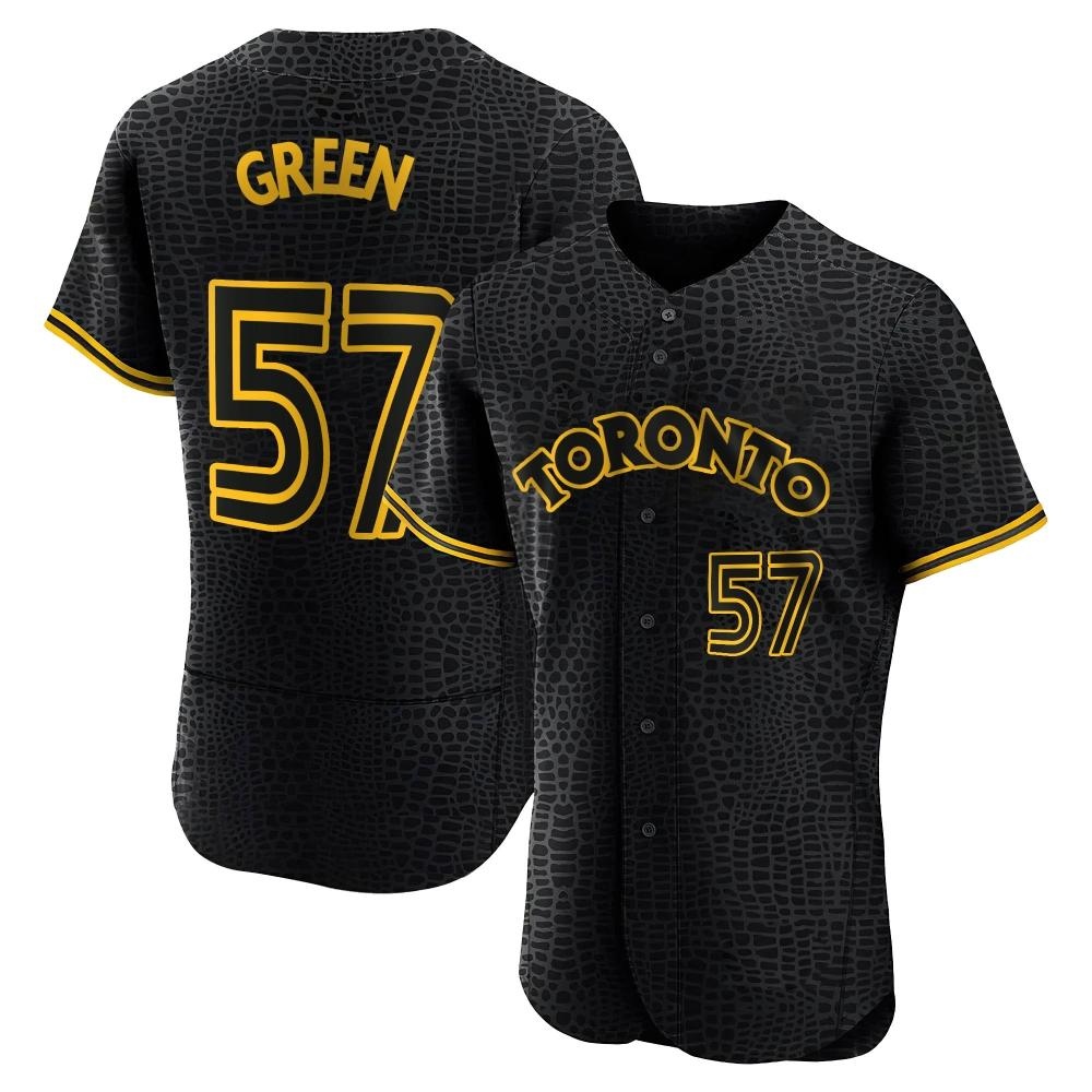 Authentic Toronto Blue Jays Chad Green Black Snake Skin City Jersey - Green Authentic Toronto Blue Jays Chad Green Black Snake Skin City Jersey - Green