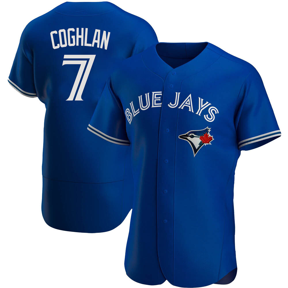 Authentic Toronto Blue Jays Chris Coghlan Alternate Jersey - Royal Authentic Toronto Blue Jays Chris Coghlan Alternate Jersey - Royal