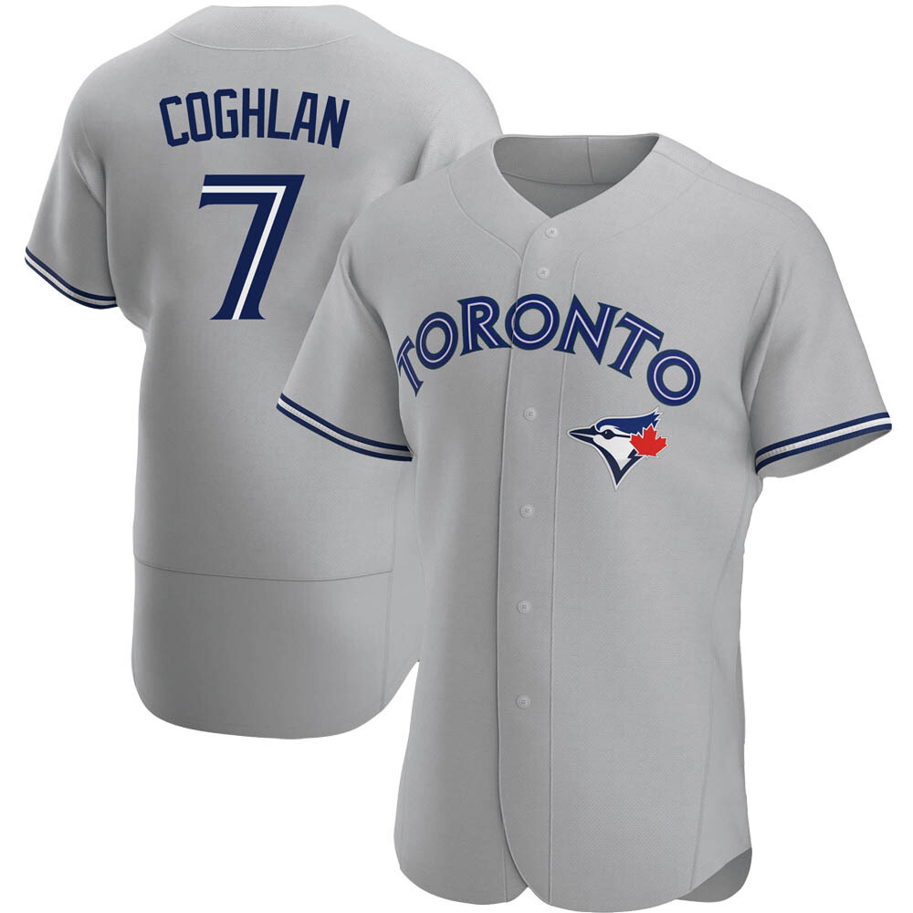 Authentic Toronto Blue Jays Chris Coghlan Road Jersey - Gray Authentic Toronto Blue Jays Chris Coghlan Road Jersey - Gray