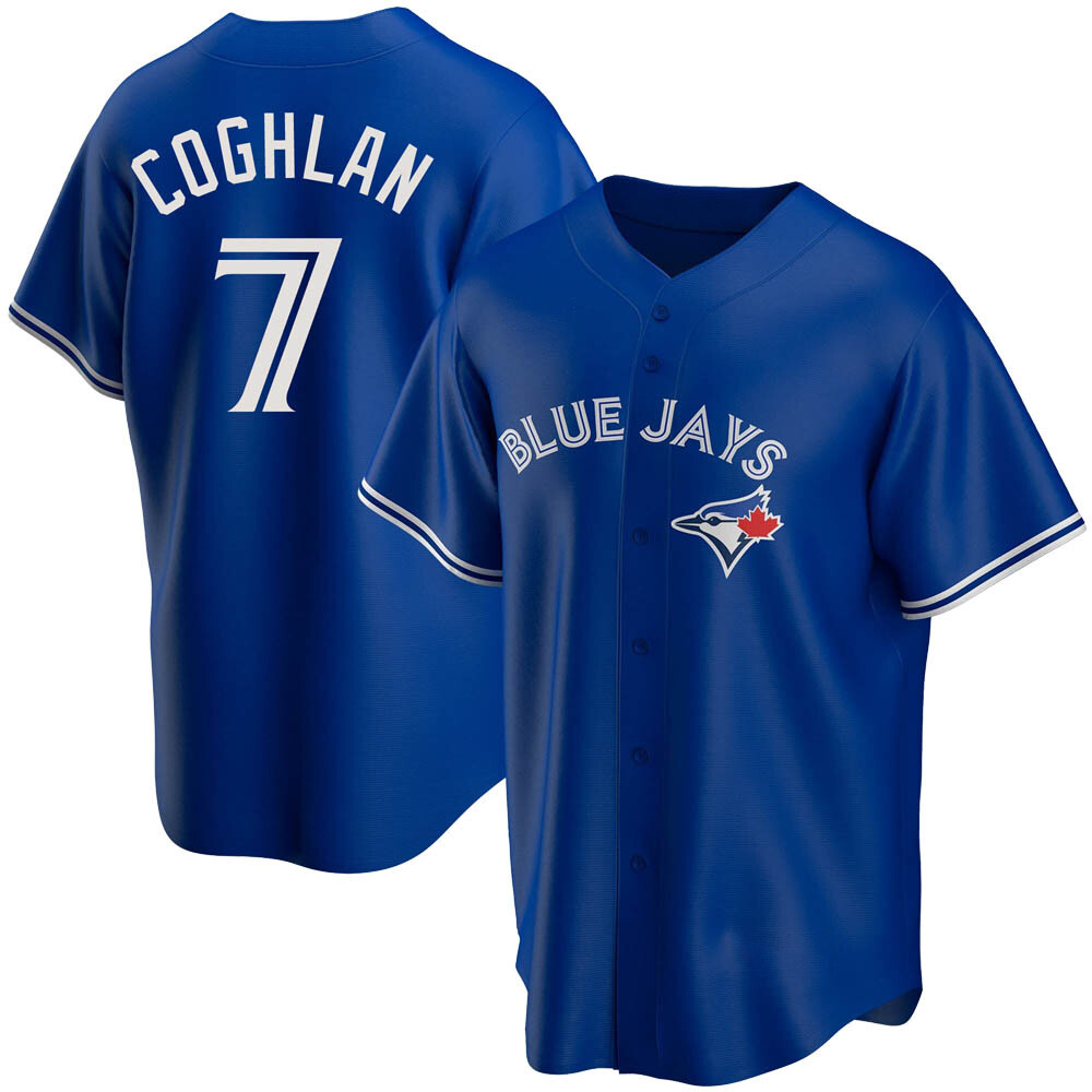 Replica Toronto Blue Jays Chris Coghlan Alternate Jersey - Royal Replica Toronto Blue Jays Chris Coghlan Alternate Jersey - Royal