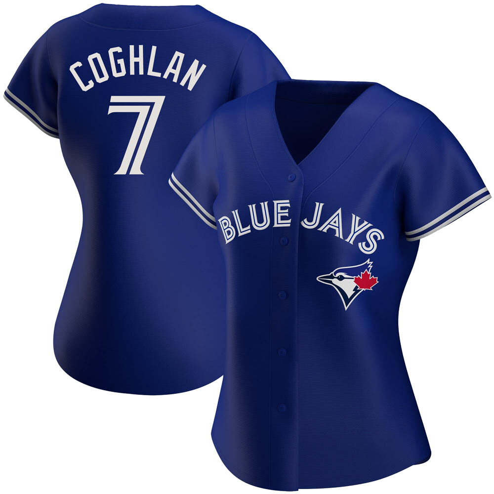 Women's Authentic Toronto Blue Jays Chris Coghlan Alternate Jersey - Royal Women's Authentic Toronto Blue Jays Chris Coghlan Alternate Jersey - Royal