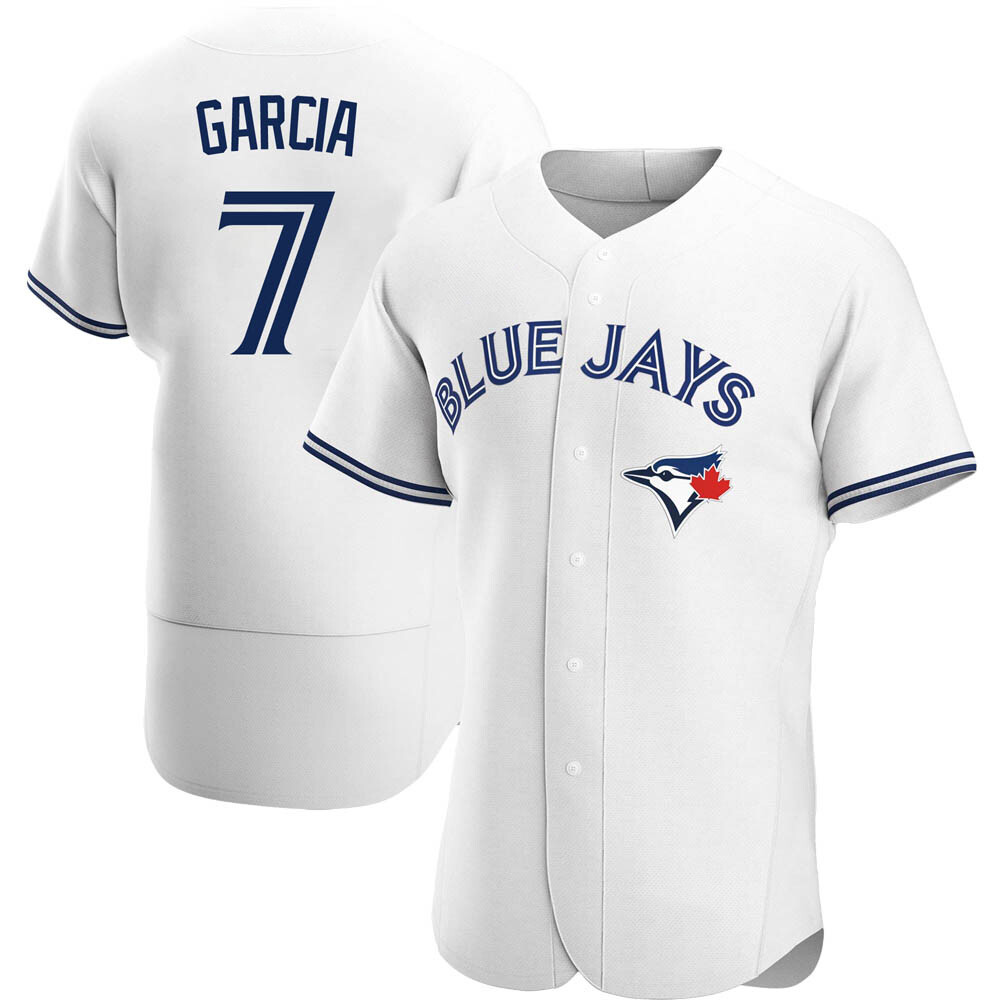 Authentic Toronto Blue Jays Damaso Garcia Home Jersey - White Authentic Toronto Blue Jays Damaso Garcia Home Jersey - White