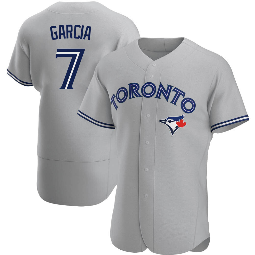 Authentic Toronto Blue Jays Damaso Garcia Road Jersey - Gray Authentic Toronto Blue Jays Damaso Garcia Road Jersey - Gray