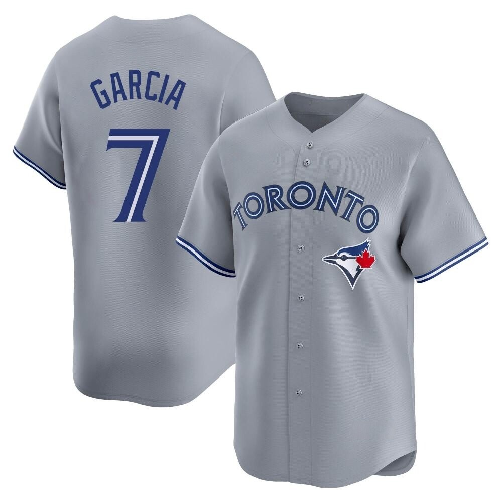 Youth Limited Toronto Blue Jays Damaso Garcia Away Jersey - Gray Youth Limited Toronto Blue Jays Damaso Garcia Away Jersey - Gray