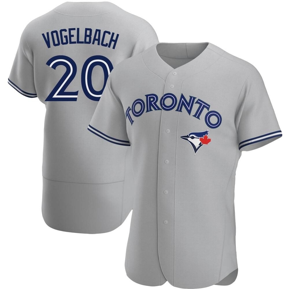 Authentic Toronto Blue Jays Daniel Vogelbach Road Jersey - Gray