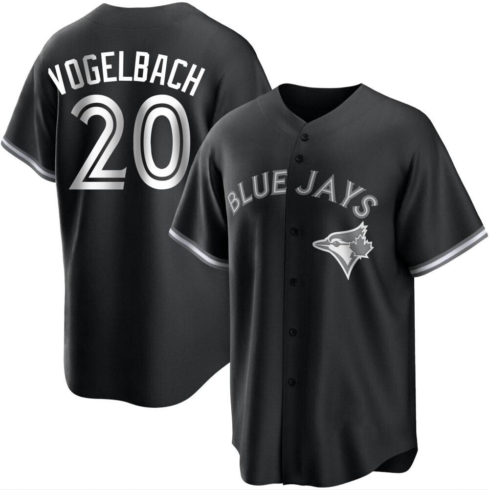 Replica Toronto Blue Jays Daniel Vogelbach Black/ Jersey - White Replica Toronto Blue Jays Daniel Vogelbach Black/ Jersey - White
