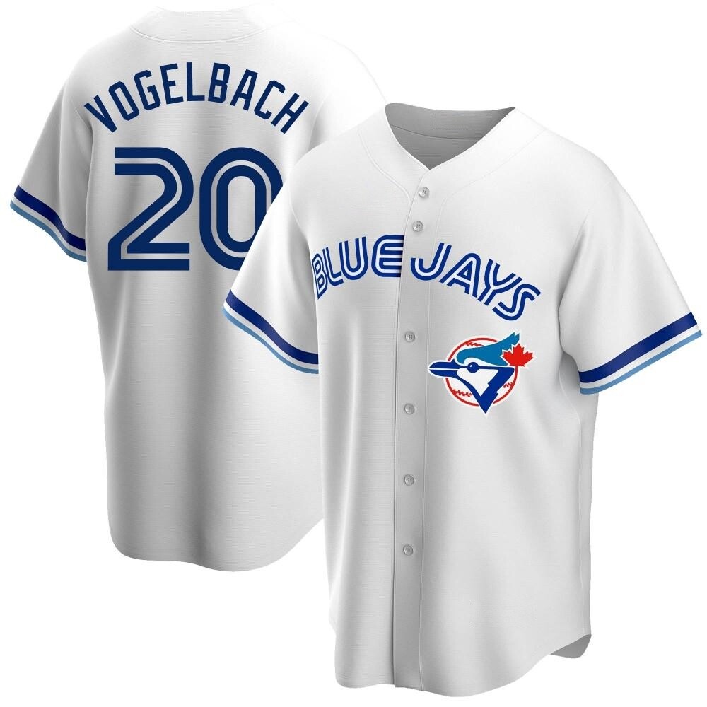 Replica Toronto Blue Jays Daniel Vogelbach Home Cooperstown Collection Jersey - White Replica Toronto Blue Jays Daniel Vogelbach Home Cooperstown Collection Jersey - White