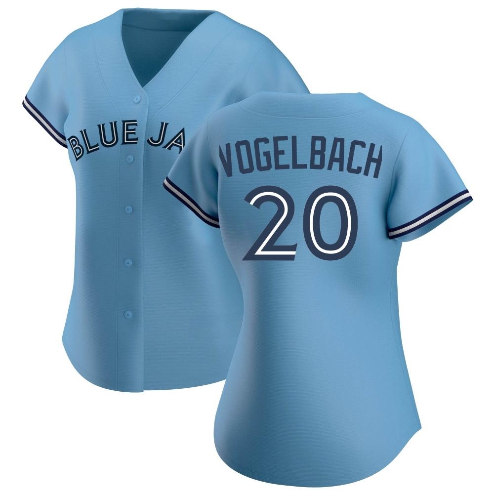 Women's Authentic Toronto Blue Jays Daniel Vogelbach Jersey - Blue Women's Authentic Toronto Blue Jays Daniel Vogelbach Jersey - Blue