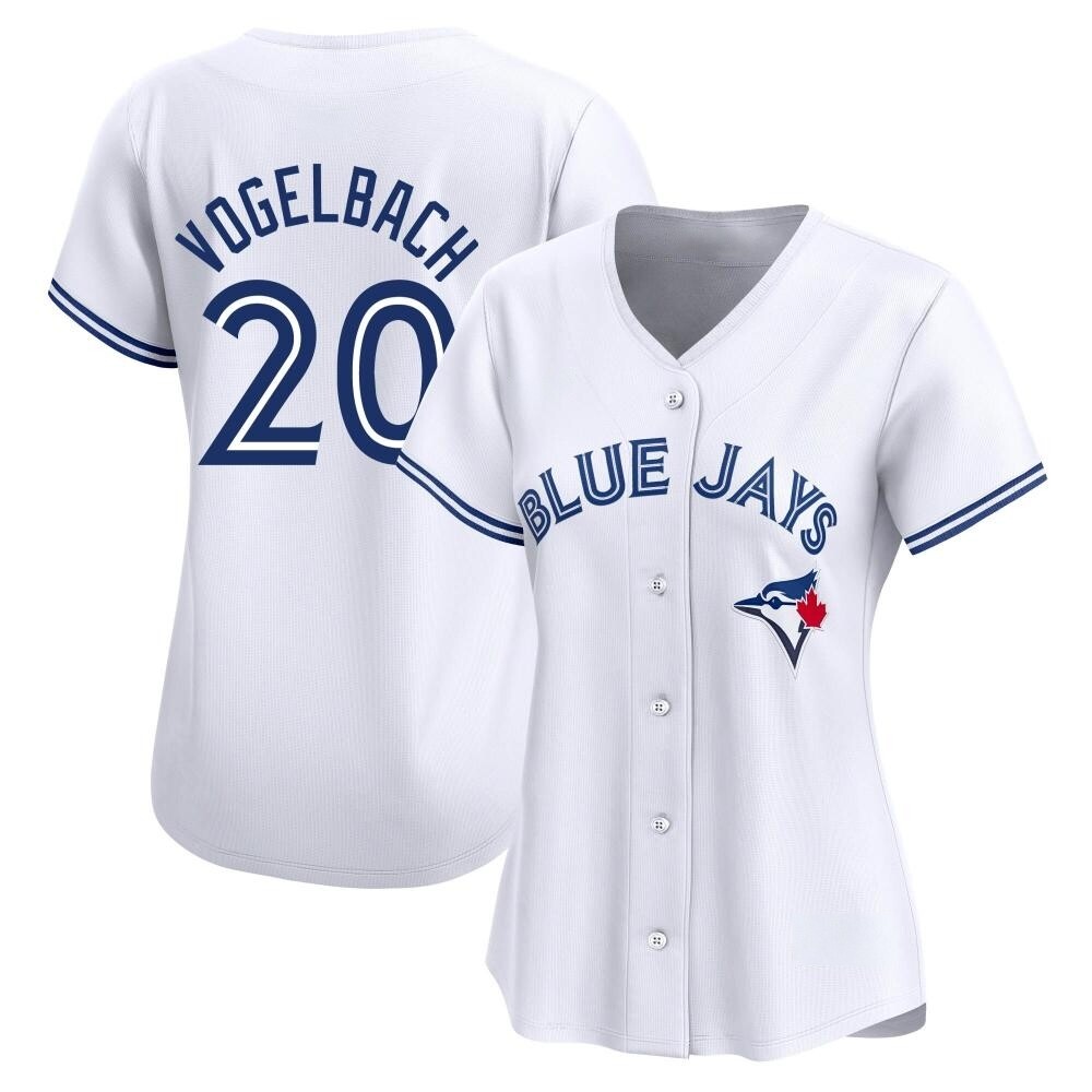 Women's Limited Toronto Blue Jays Daniel Vogelbach Home Jersey - White Women's Limited Toronto Blue Jays Daniel Vogelbach Home Jersey - White