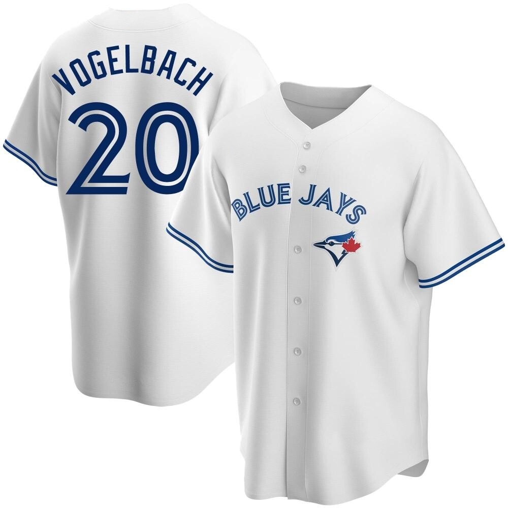 Youth Replica Toronto Blue Jays Daniel Vogelbach Home Jersey - White Youth Replica Toronto Blue Jays Daniel Vogelbach Home Jersey - White
