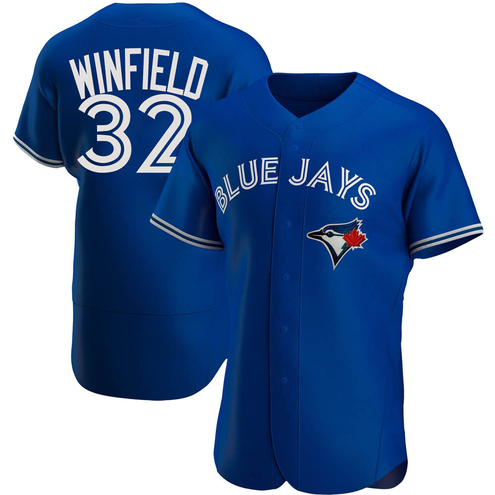 Authentic Toronto Blue Jays Dave Winfield Alternate Jersey - Royal Authentic Toronto Blue Jays Dave Winfield Alternate Jersey - Royal