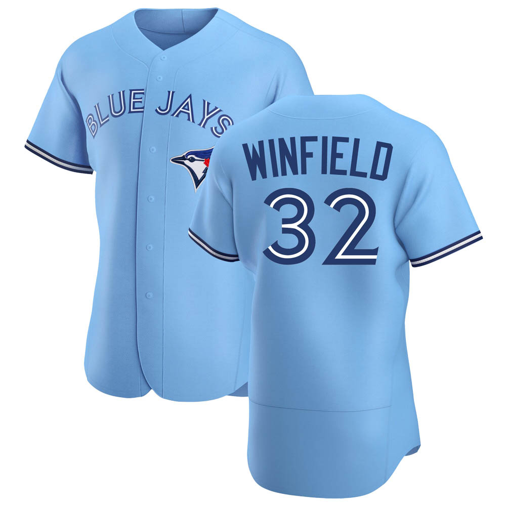 Authentic Toronto Blue Jays Dave Winfield Powder Alternate Jersey - Blue Authentic Toronto Blue Jays Dave Winfield Powder Alternate Jersey - Blue