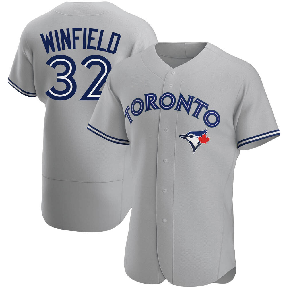 Authentic Toronto Blue Jays Dave Winfield Road Jersey - Gray Authentic Toronto Blue Jays Dave Winfield Road Jersey - Gray