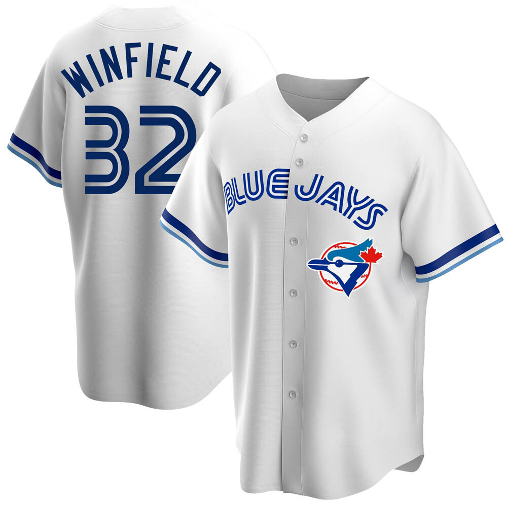 Replica Toronto Blue Jays Dave Winfield Home Cooperstown Collection Jersey - White Replica Toronto Blue Jays Dave Winfield Home Cooperstown Collection Jersey - White
