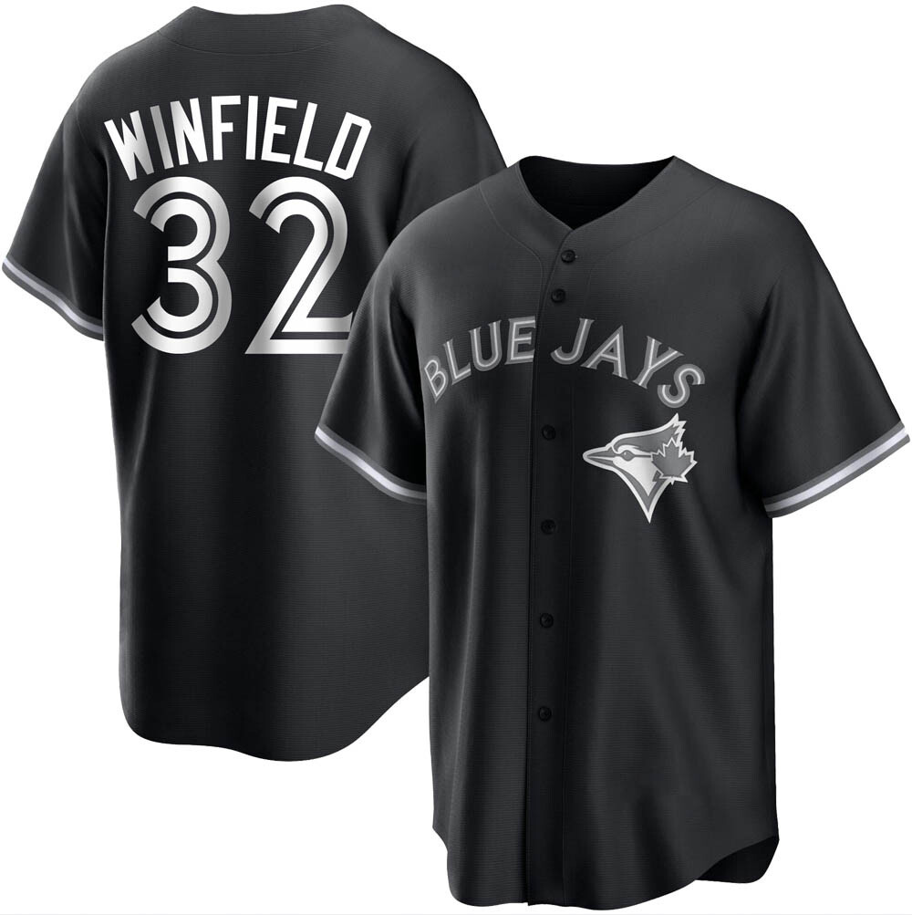 Youth Replica Toronto Blue Jays Dave Winfield Black/ Jersey - White Youth Replica Toronto Blue Jays Dave Winfield Black/ Jersey - White