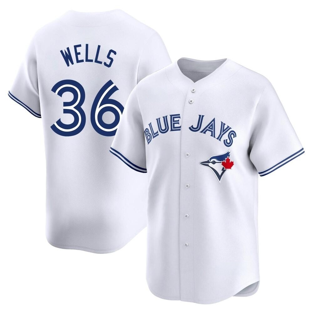 Youth Limited Toronto Blue Jays David Wells Home Jersey - White Youth Limited Toronto Blue Jays David Wells Home Jersey - White