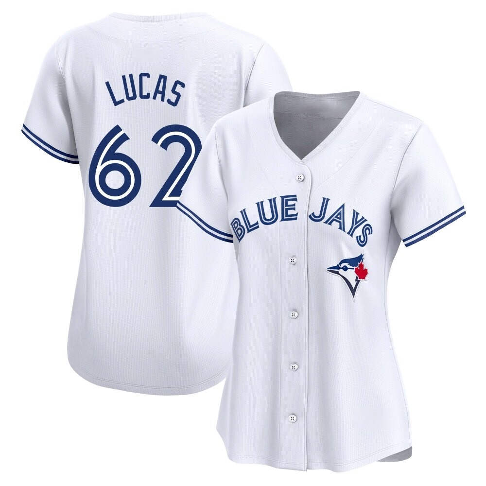 Women's Limited Toronto Blue Jays Easton Lucas Home Jersey - White Women's Limited Toronto Blue Jays Easton Lucas Home Jersey - White