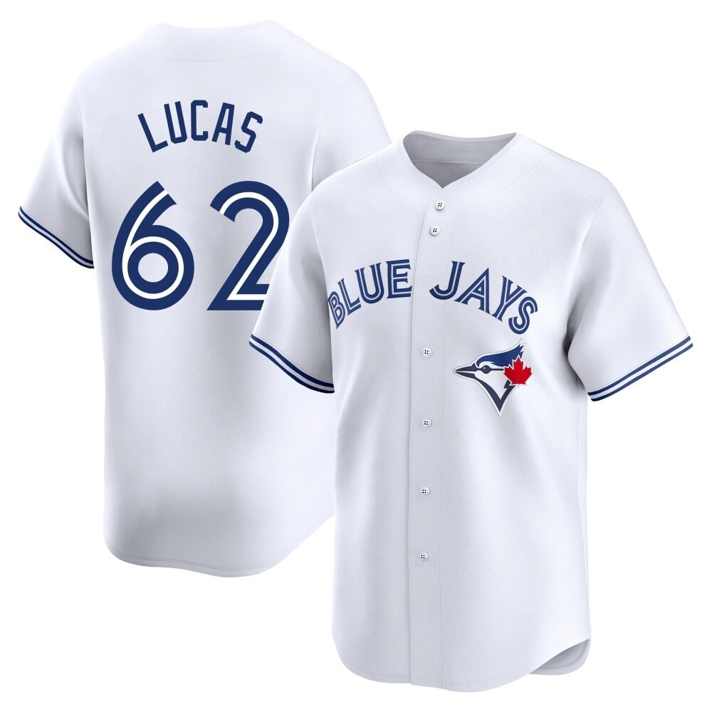 Youth Limited Toronto Blue Jays Easton Lucas Home Jersey - White Youth Limited Toronto Blue Jays Easton Lucas Home Jersey - White