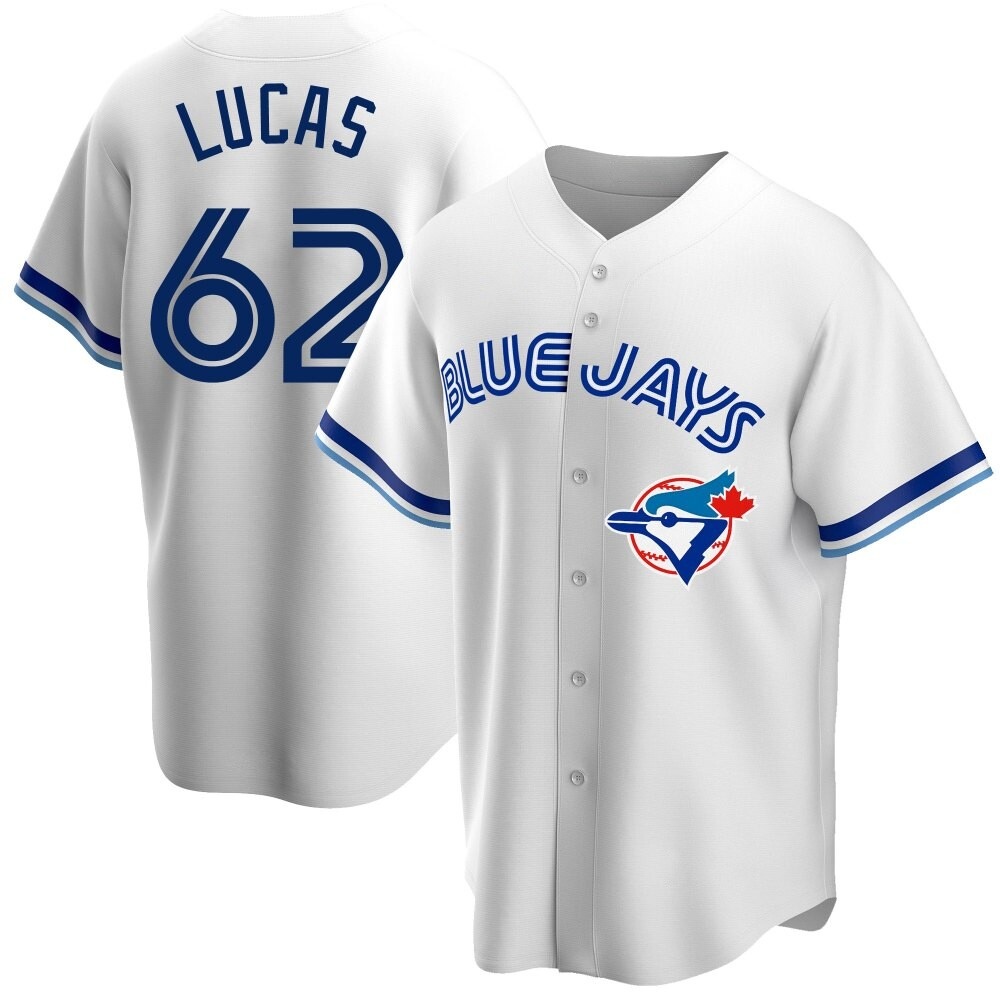 Youth Replica Toronto Blue Jays Easton Lucas Home Cooperstown Collection Jersey - White Youth Replica Toronto Blue Jays Easton Lucas Home Cooperstown Collection Jersey - White