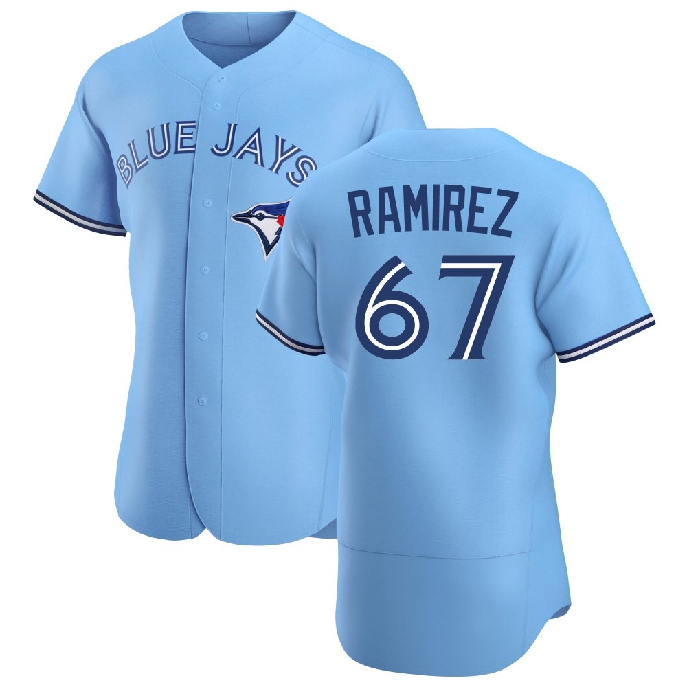 Authentic Toronto Blue Jays Emmanuel Ramirez Powder Alternate Jersey - Blue Authentic Toronto Blue Jays Emmanuel Ramirez Powder Alternate Jersey - Blue
