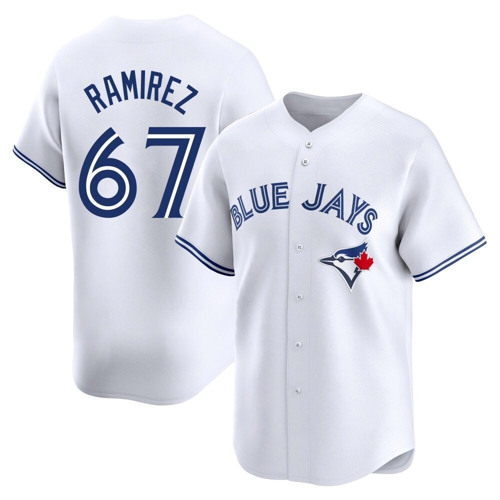 Limited Toronto Blue Jays Emmanuel Ramirez Home Jersey - White Limited Toronto Blue Jays Emmanuel Ramirez Home Jersey - White