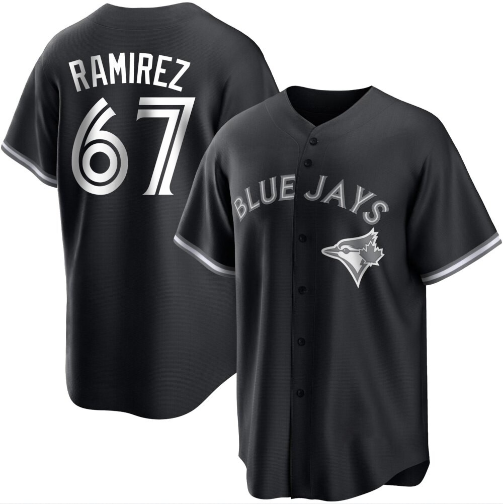 Replica Toronto Blue Jays Emmanuel Ramirez Black/ Jersey - White Replica Toronto Blue Jays Emmanuel Ramirez Black/ Jersey - White