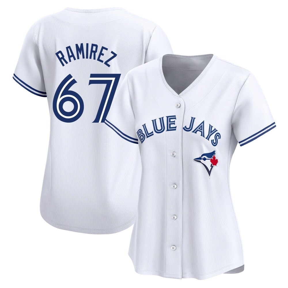 Women's Limited Toronto Blue Jays Emmanuel Ramirez Home Jersey - White Women's Limited Toronto Blue Jays Emmanuel Ramirez Home Jersey - White