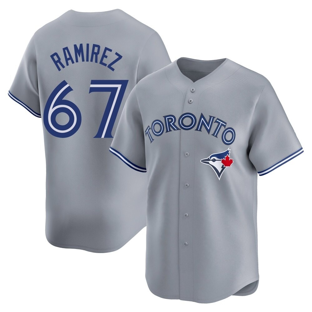 Youth Limited Toronto Blue Jays Emmanuel Ramirez Away Jersey - Gray Youth Limited Toronto Blue Jays Emmanuel Ramirez Away Jersey - Gray