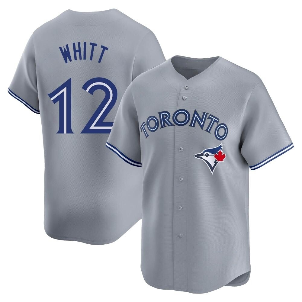Limited Toronto Blue Jays Ernie Whitt Away Jersey - Gray Limited Toronto Blue Jays Ernie Whitt Away Jersey - Gray