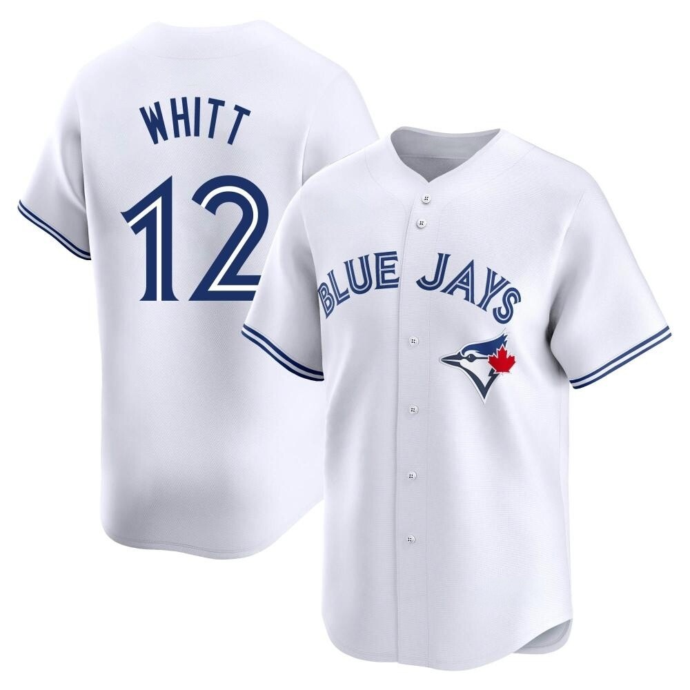 Limited Toronto Blue Jays Ernie Whitt Home Jersey - White Limited Toronto Blue Jays Ernie Whitt Home Jersey - White