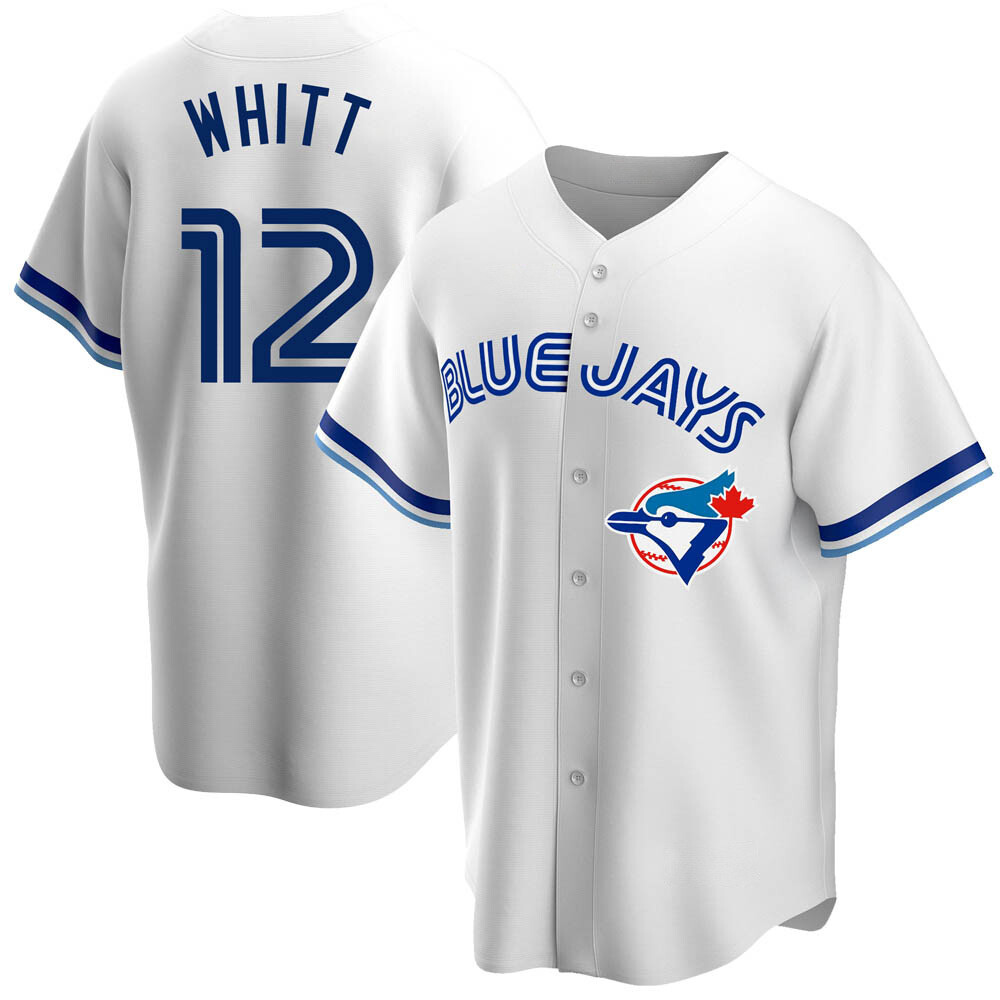 Replica Toronto Blue Jays Ernie Whitt Home Cooperstown Collection Jersey - White Replica Toronto Blue Jays Ernie Whitt Home Cooperstown Collection Jersey - White